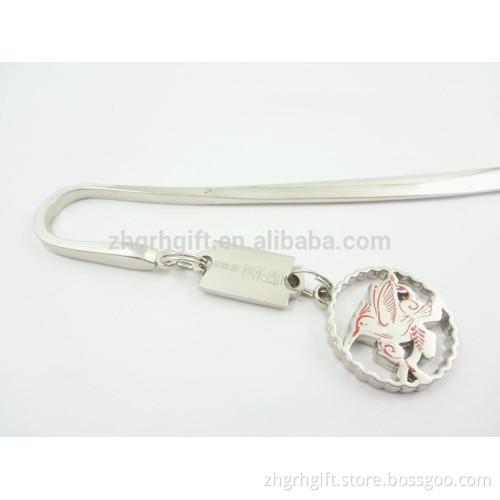 custom metal bookmark clip bookmark beautiful bookmark with fairy pendant
